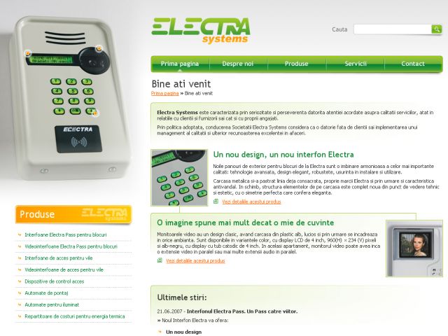 Electra Systems Galati screenshot