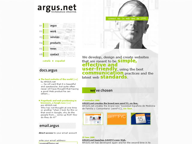 Argus.net screenshot