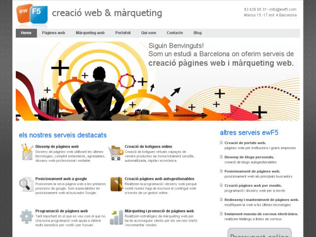 disseny web f5 screenshot