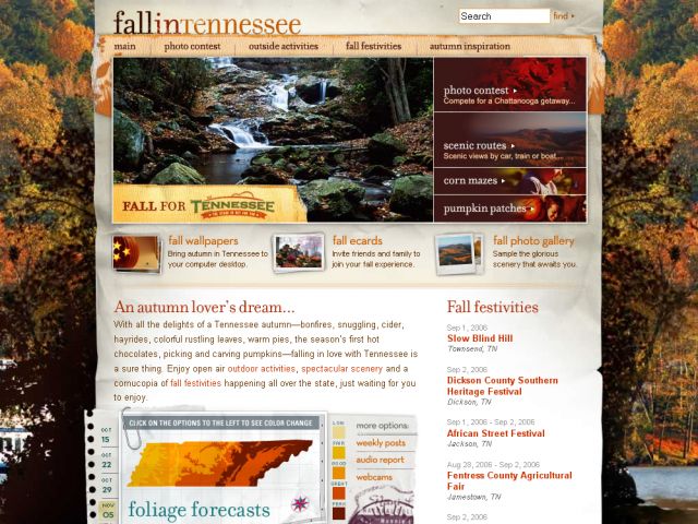 Fall in Tennessee screenshot