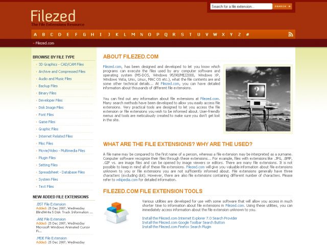 Filezed.com screenshot