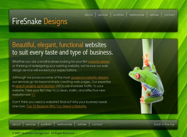 FireSnake Designs screenshot