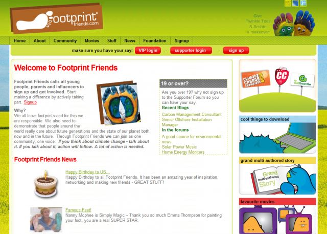 Footprint Friends screenshot