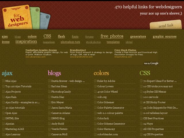 For Webdesigners screenshot