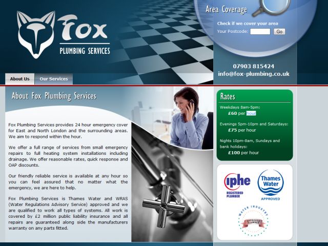 Fox Plumbing Services screenshot