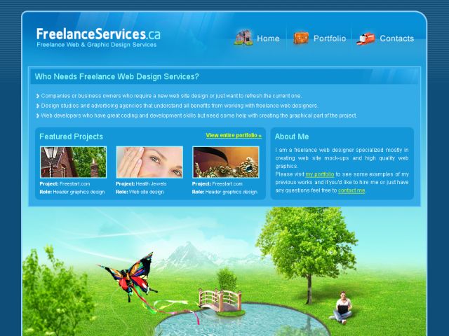 FreelanceServices.ca screenshot