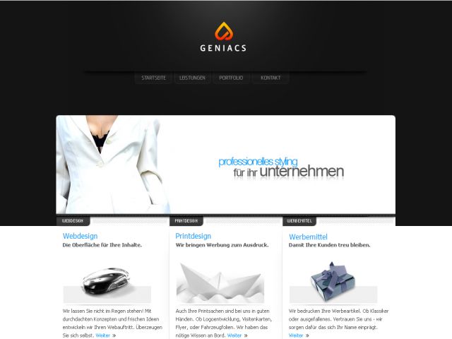 Geniacs.com screenshot