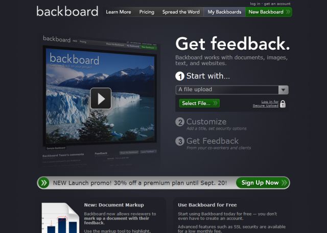 Backboard screenshot