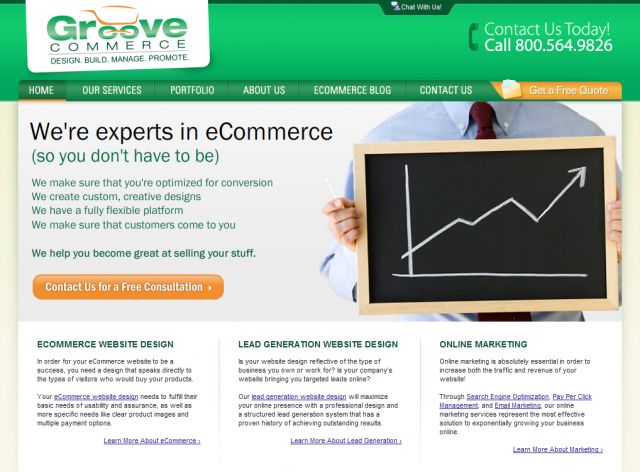 Groove Commerce screenshot