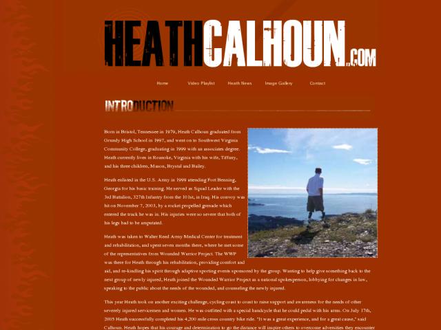 Heath Calhoun screenshot