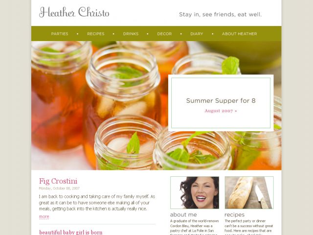 HeatherChristo.com screenshot