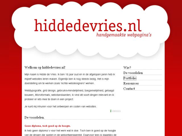 hiddedevries screenshot