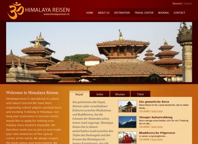Himalaya Reisen screenshot