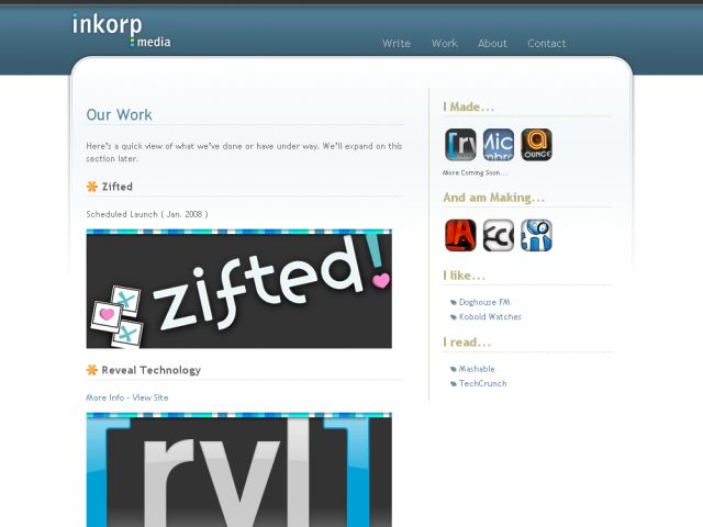 Inkorp Media screenshot