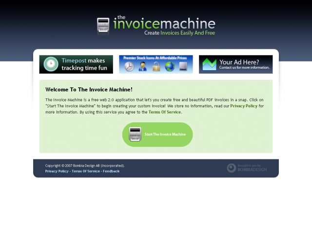 The Invoice Machine screenshot
