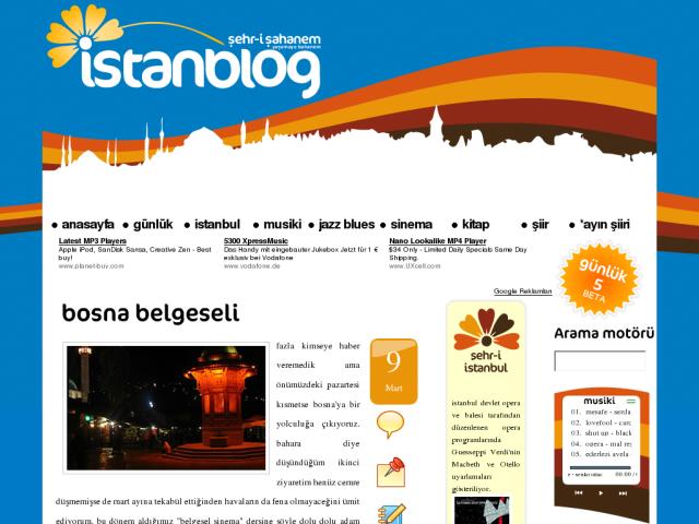 istanblog screenshot