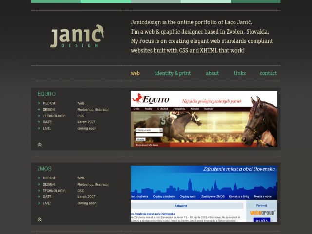 Janic Design screenshot