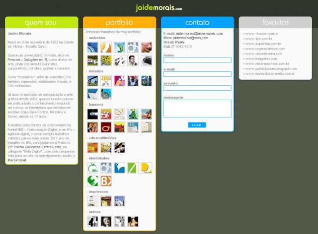 jaidermorais.com screenshot