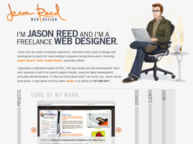 Jason Reed Web Design screenshot