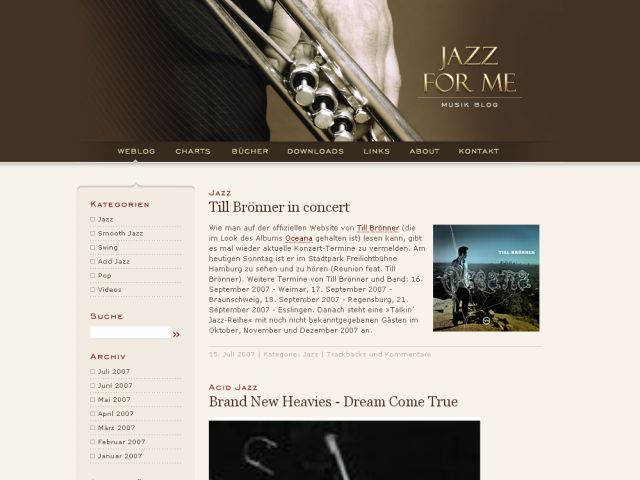 Jazz for me screenshot