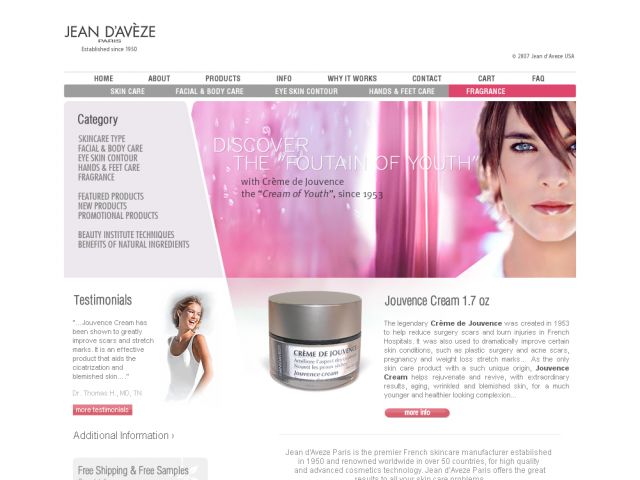 Jean D'Aveze USA screenshot