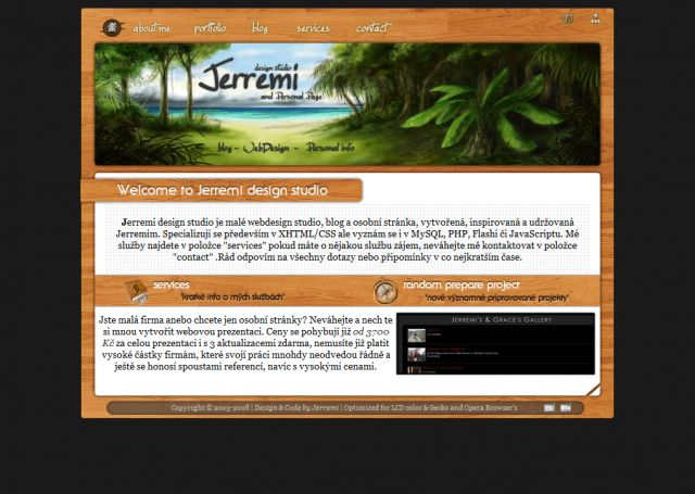 Jerremi's Portfolio screenshot