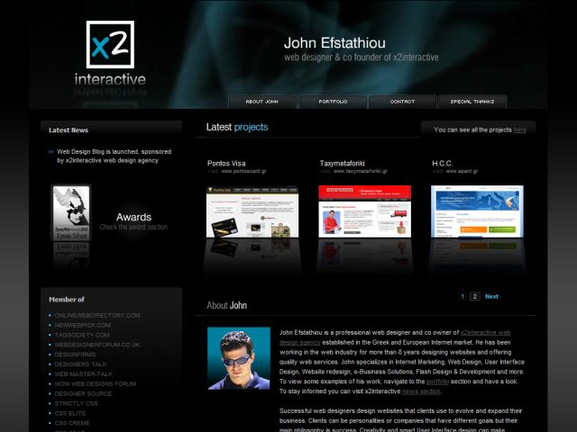 John Efstathiou screenshot