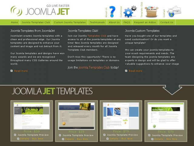JoomlaJet screenshot
