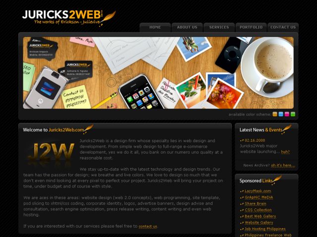 Juricks2Web screenshot