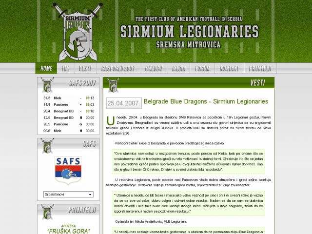Sirmium Legionaries screenshot