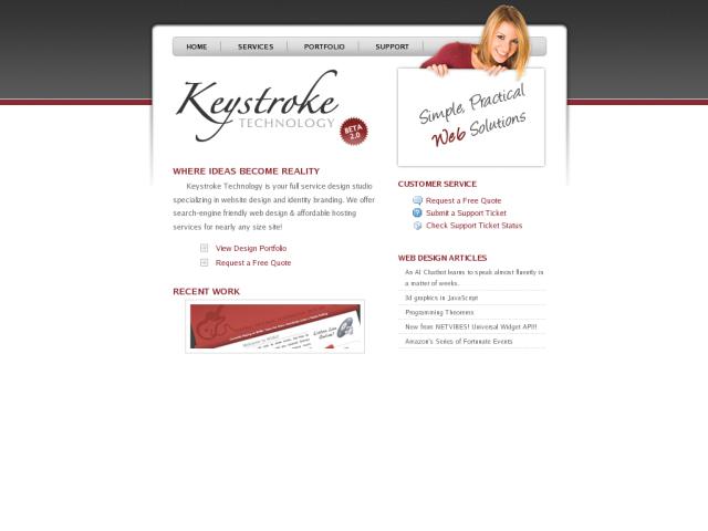 Keystroke Technology screenshot