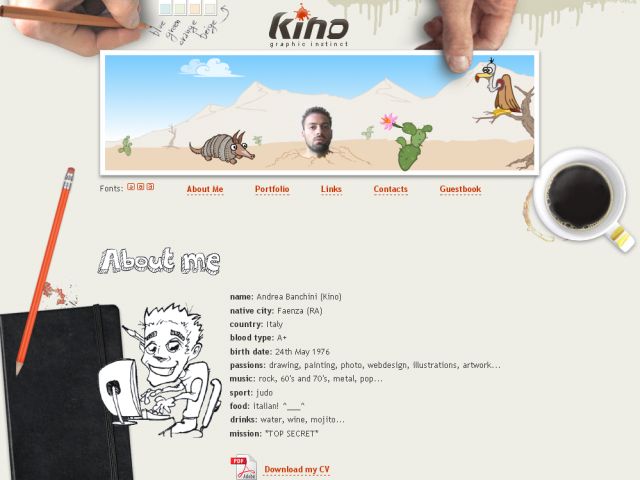 Kino Site screenshot