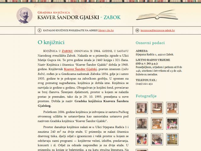 Knjiznica Zabok screenshot