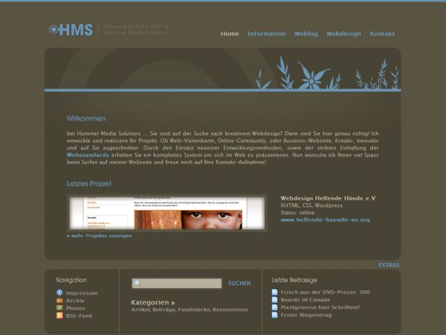 Hommel Media Solutions screenshot