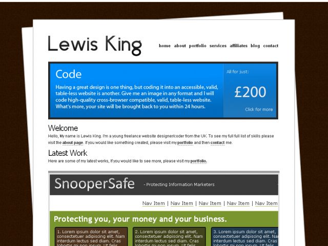 Lewis King screenshot