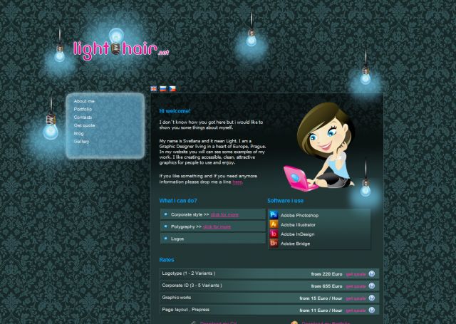 Lighthair.net screenshot