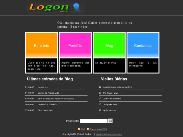 Logon.com.pt screenshot