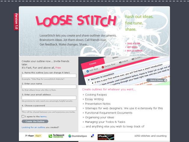 LooseStitch screenshot