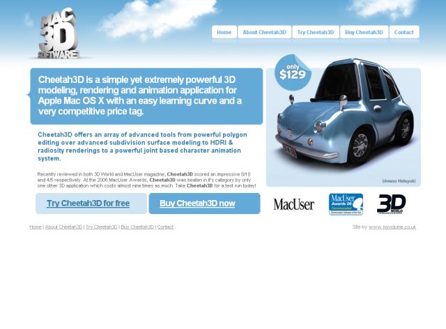 Mac 3D Software screenshot