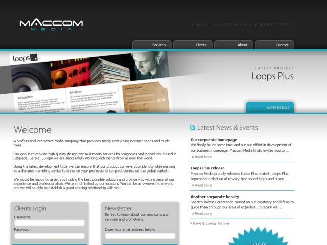 Maccom Media screenshot