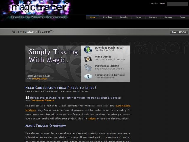 MagicTracer screenshot