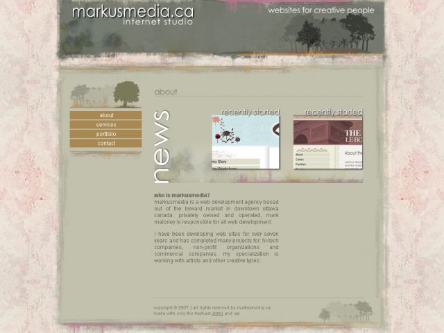 markusmedia screenshot