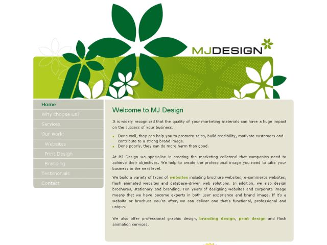 Midlands Website Design screenshot