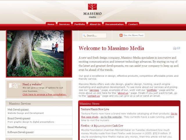 Massimo Media screenshot