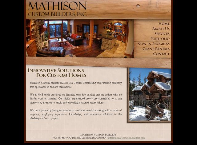 Mathison Custom Builders screenshot