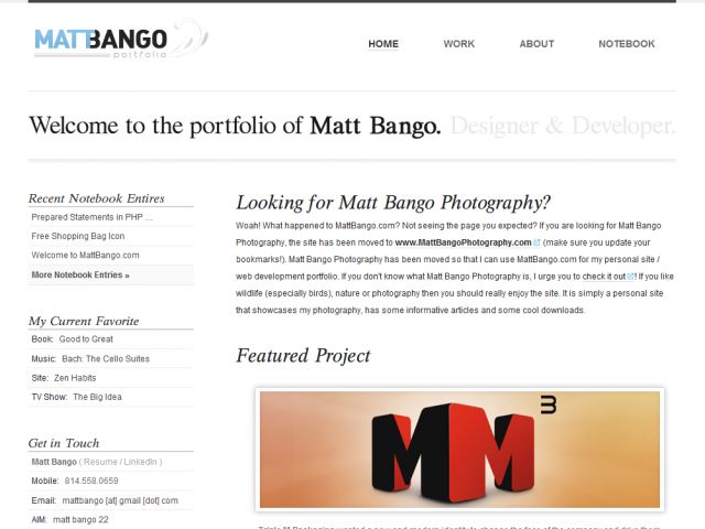 MattBango screenshot