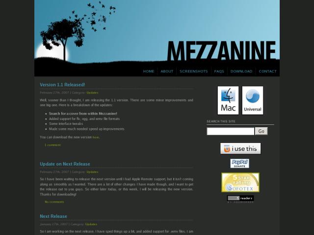 Mezzanine screenshot
