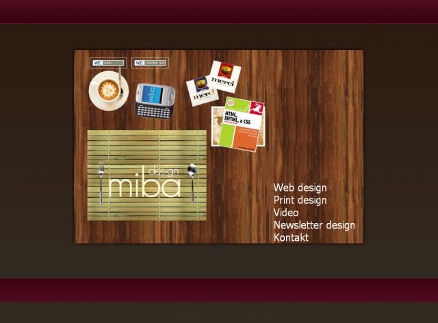 miba  web design screenshot