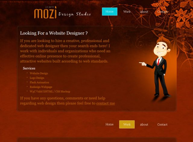 Moziweb screenshot