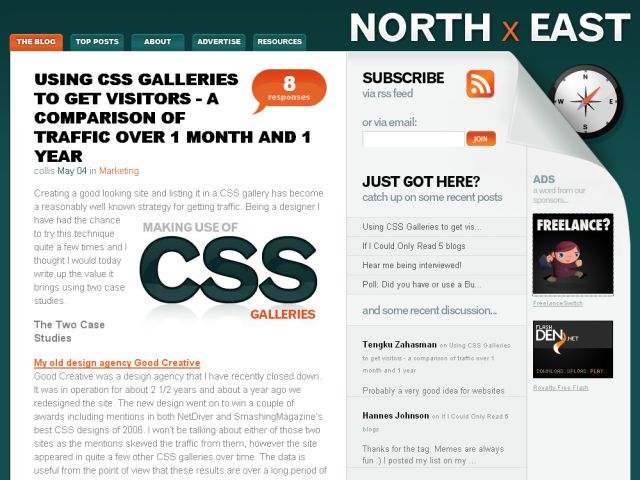 North x East screenshot
